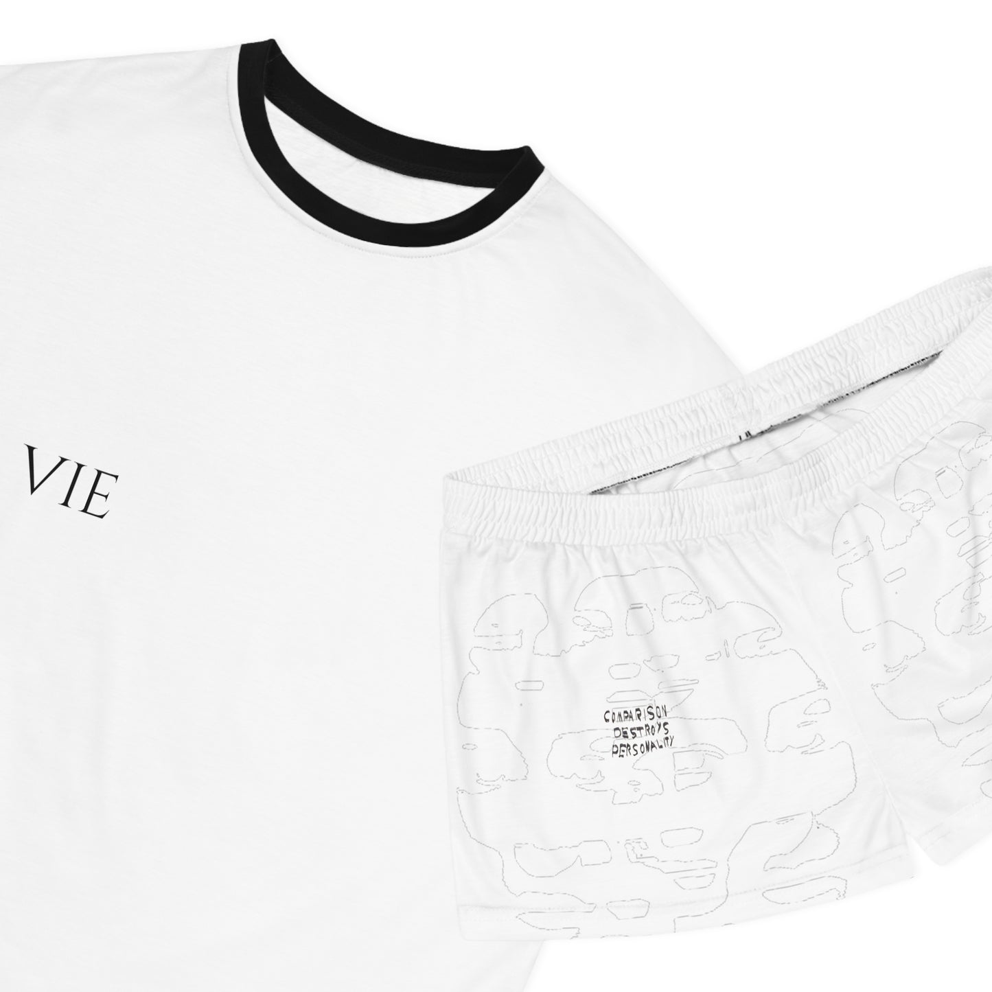 "Social Cues" Women's Short Pajama Set