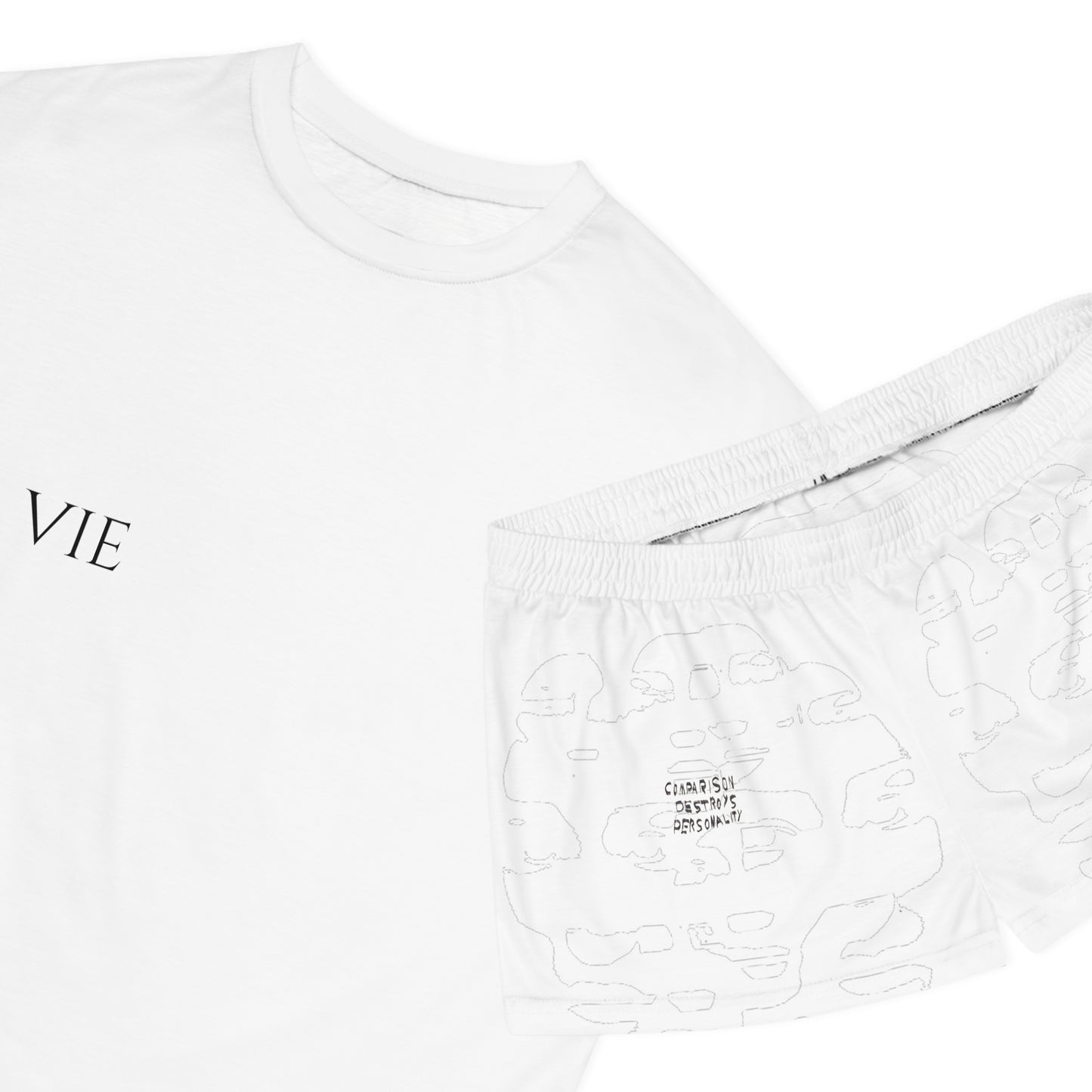 "Social Cues" Women's Short Pajama Set