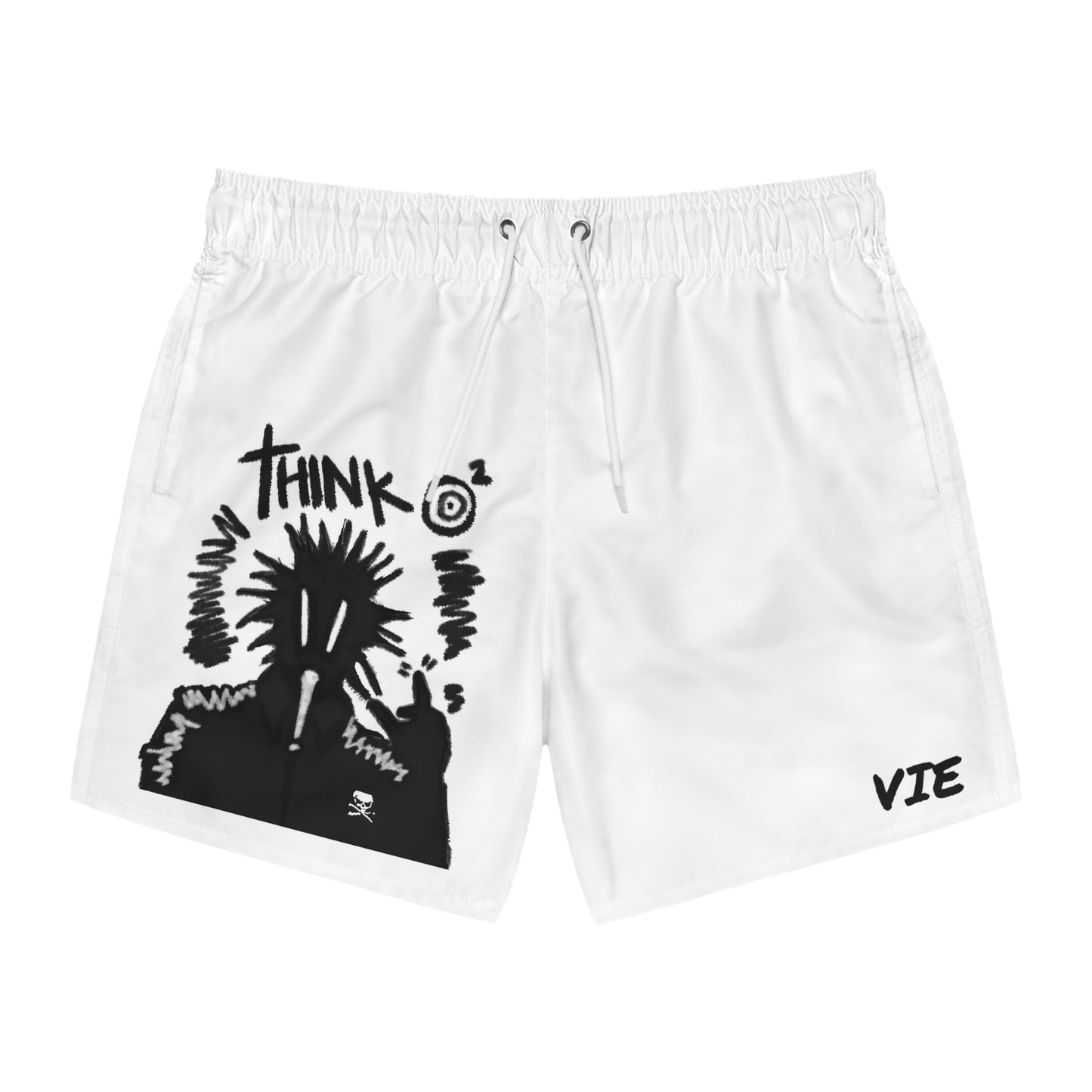 "Think" Swim Trunks