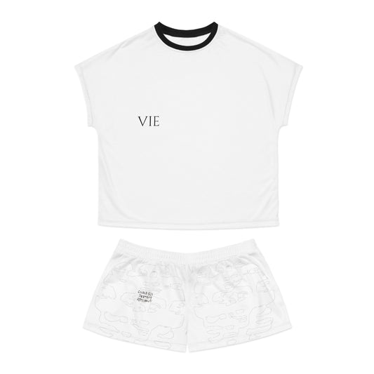 "Social Cues" Women's Short Pajama Set